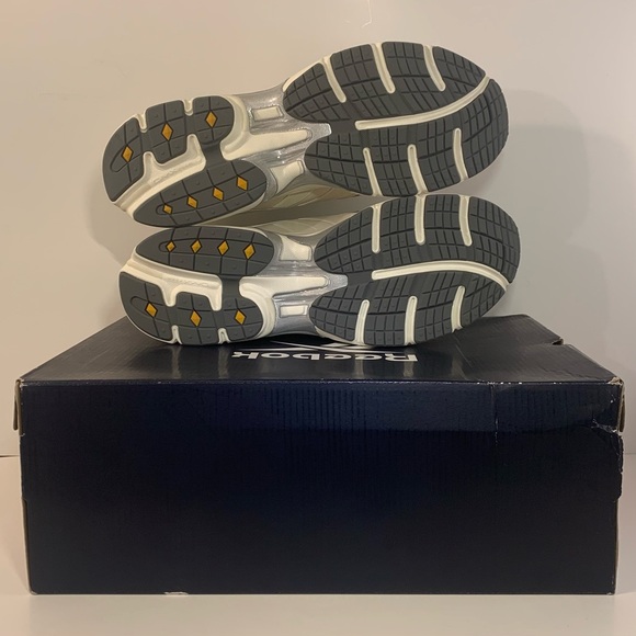 [BRAND NEW] REEBOK PREMIER ROAD PLUS VI CHALK BRIGHT OCHRE MENS SIZE 13 SNEAKERS - Picture 12 of 13